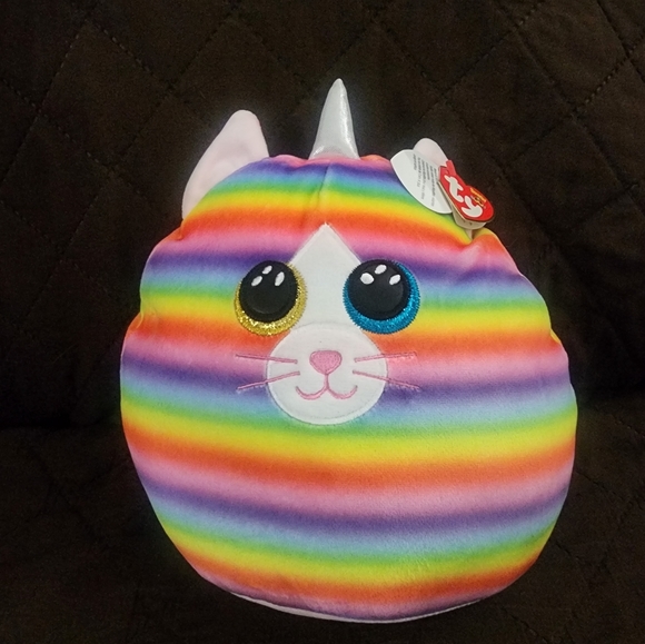 Ty Squish-a-Boos Heather (WITH TAGS STILL ATTACHED!!!) 12 Inches - Picture 1 of 4